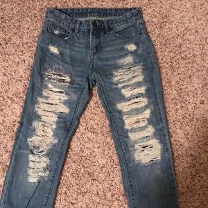 BLANK NYC THE GALAXY STRAIGHT LEG JEANS